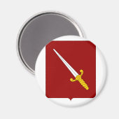 Chimay, Belgien Magnet (Vorderseite/Rückseite)