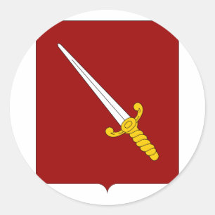 Chimay, Belgien Runder Aufkleber