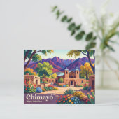 Chimayó, New Mexico USA Postkarte (Stehend Vorderseite)