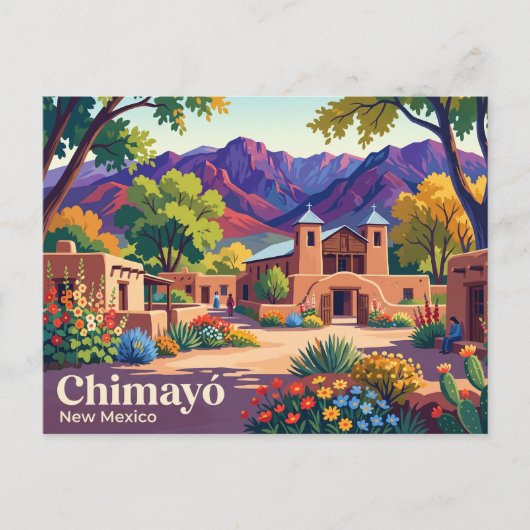 Chimayó, New Mexico USA Postkarte (Vorderseite)