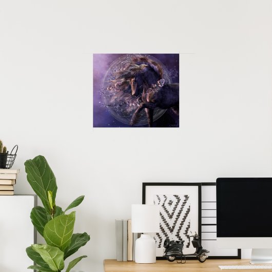 Chimera Black Rose Poster (Heimbüro)