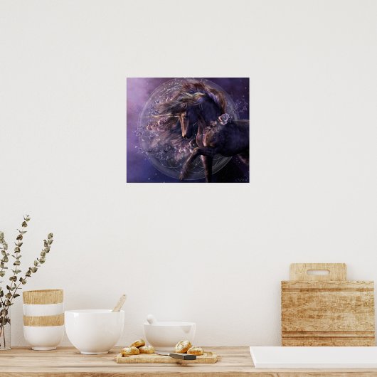 Chimera Black Rose Poster (Küche)