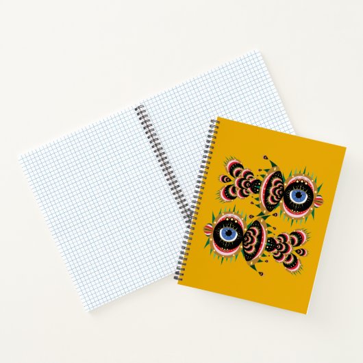 Chimera - Fish Bird Notebook Notizblock (Innenseite)