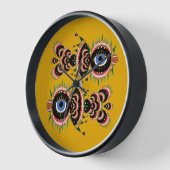 Chimera - Gerahmte Uhr für Vögel (Winkel)