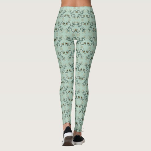 Chimera - Leggings Seepferd Peacock (Rückseite)