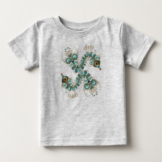 Chimera - Peacock Seepferd Baby T - Shirt (Vorderseite)