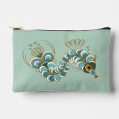 Chimera - Peacock Seepferd Pistachio Kleiner Beute Zubehörtasche (Vorderseite)