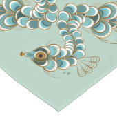 Chimera - Peacock Seepferd Pistachio Tischläufer (Ecke)