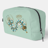 Chimera - Peacock Seepferd Pistachio Toilettenbeut Waschbeutel (Rechte Ecke)