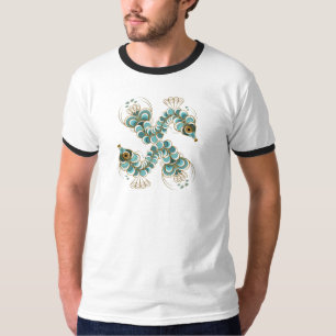 Chimera - Peacock Seepferd Ringer T - Shirt