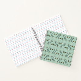 Chimera - Peacock Seepferd Square Notebook Notizblock
