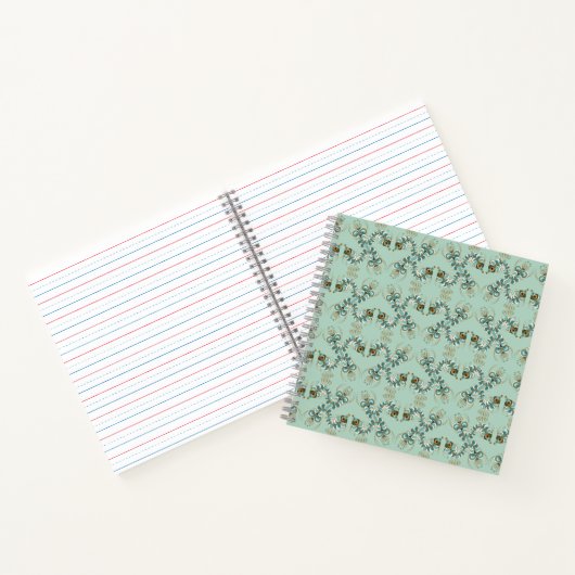 Chimera - Peacock Seepferd Square Notebook Notizblock (Innenseite)