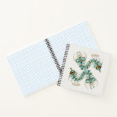 Chimera - Peacock Seepferd Square Notebook Notizblock (Innenseite)