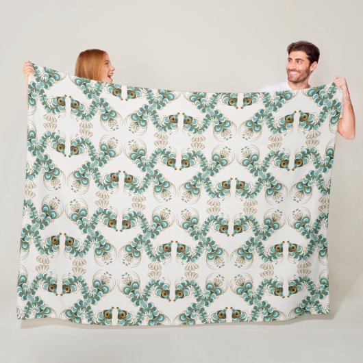 Chimera - Pfau Seepferd Fleece Blanket (Beispiel)