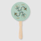 Chimera - Pfauenhandfan für Seepferd Fächer (Vorderseite)