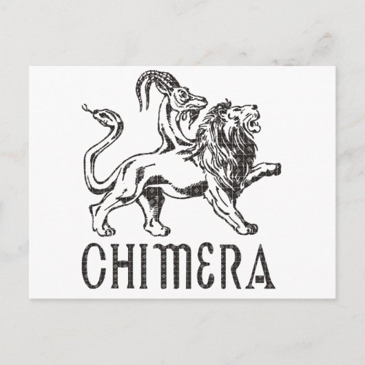 Chimera Postkarte (Vorderseite)