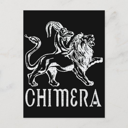 Chimera Postkarte (Vorderseite)