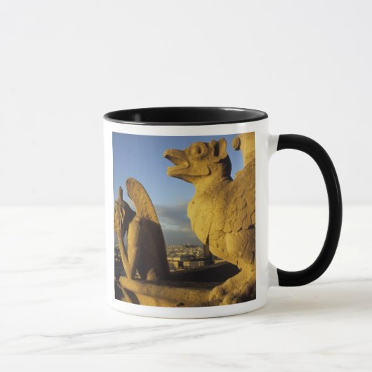Chimera, re Dame Cathedral, Paris, Frankreich Tasse (Rechts)