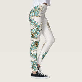 Chimera - Seepferd für Pfauen - Leggings