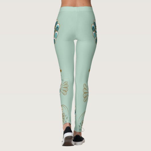 Chimera - Seepferd für Pfauen - Leggings (Rückseite)