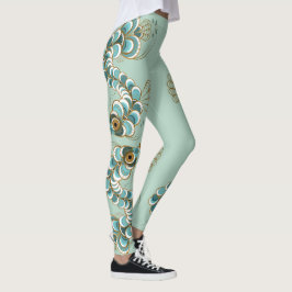 Chimera - Seepferd für Pfauen - Leggings