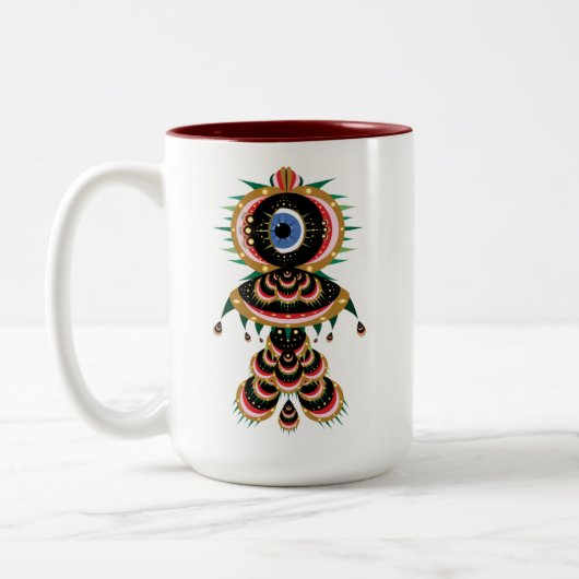 Chimera - Tasse von Fischvögeln 15oz. (Links)