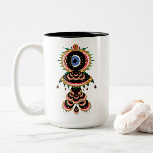 Chimera - Tasse von Fischvögeln 15oz. (Mit Donut)