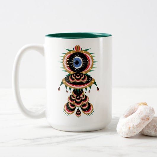Chimera - Tasse von Fischvögeln 15oz. (Mit Donut)