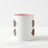 Chimera - Tasse von Fischvögeln rosa (Zentrum)