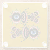 Chimera - Untersetzer aus Vogelglas (Rückseite)