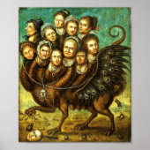 Chimera Winged Creature Monster des frühen 18. Jah Poster (Vorne)