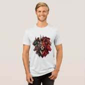 Chimeras Essenz: Eine Fusion der Natur Tri-Blend Shirt (Vorderseite voll)