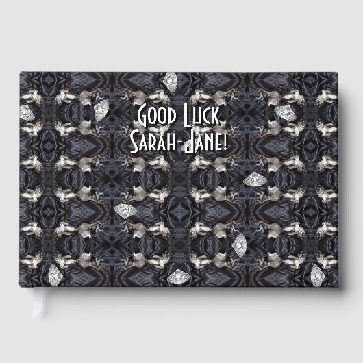 Chimigos - Chihuahuas and Diamonds Art Deco Party Gästebuch (Vorderseite)