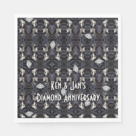 Chimigos - Chihuahuas und Diamonds Art Deco Serviette