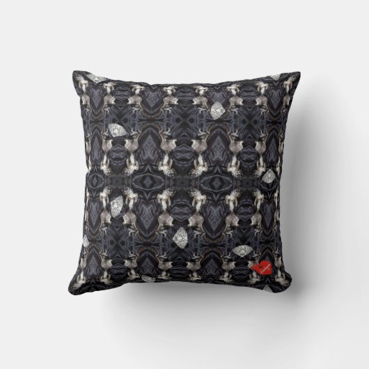 Chimigos - Chihuahuas und Diamonds Kissen (Rückseite)