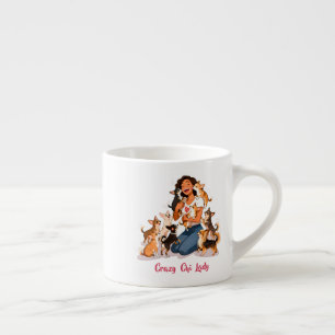 Chimigos - Verrückte Chi-Dame - Chihuahua Espressotasse