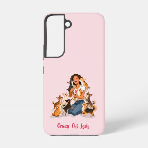 Chimigos - Verrückte Chi-Dame - Chihuahua-Herz Samsung Galaxy Hülle
