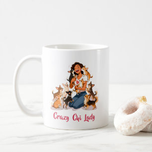 Chimigos - Verrückte Chi-Dame - Chihuahua  Kaffeetasse