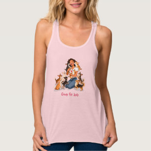 Chimigos - Verrückte Chi-Dame - Chihuahua Tank Top