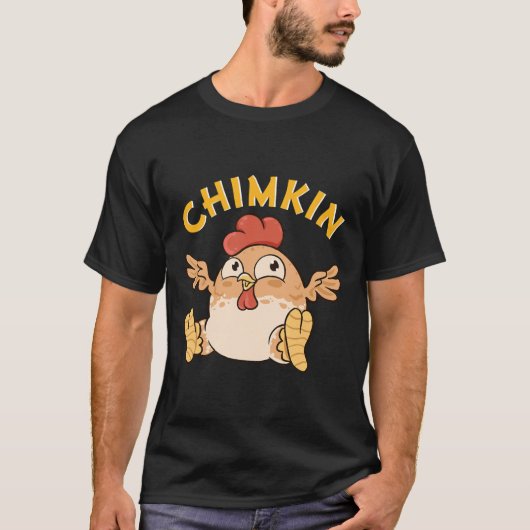 Chimkin Fat Derpy Chicken Meme T-Shirt (Vorderseite)