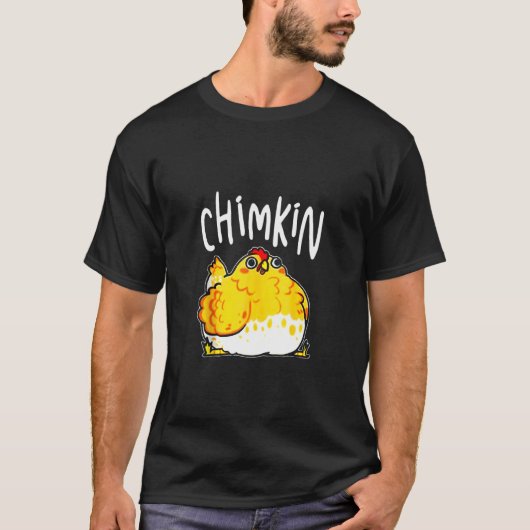 Chimkin Funny Fat Hühnchen Derpie Fett Hühnchen T-Shirt (Vorderseite)