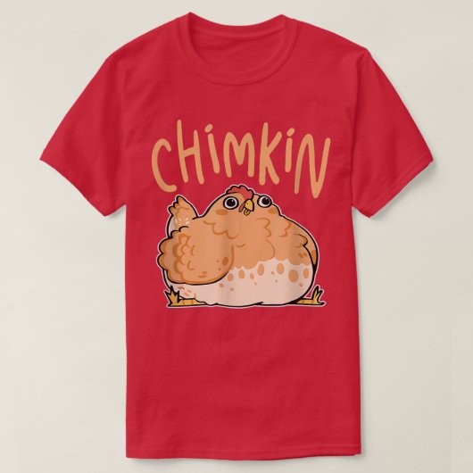 Chimkin Funny Fats Hühnchen  T-Shirt (Design vorne)
