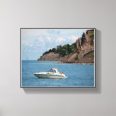 Chimney Bluffs - Lake Ontario Wrapped Canvas Leinwanddruck (Vorderseite)