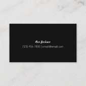 Chimney & Fireplace Visitenkarte (Rückseite)