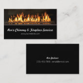 Chimney & Fireplace Visitenkarte (Vorne/Hinten)