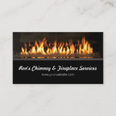 Chimney & Fireplace Visitenkarte (Vorderseite)