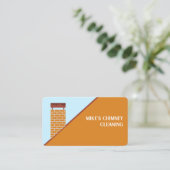 Chimney Flue Reinigung Visitenkarte (Stehend Vorderseite)