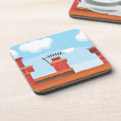 Chimney Pots Getränkeuntersetzer (Linke Seite)