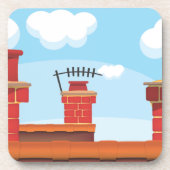 Chimney Pots Getränkeuntersetzer (Vorderseite)