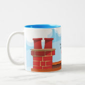Chimney Pots Zweifarbige Tasse (Links)